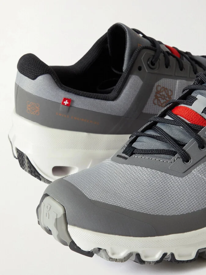 LOEWE - + On Cloudventure Rubber-trimmed Recycled-canvas Sneakers - Gray - Image 4