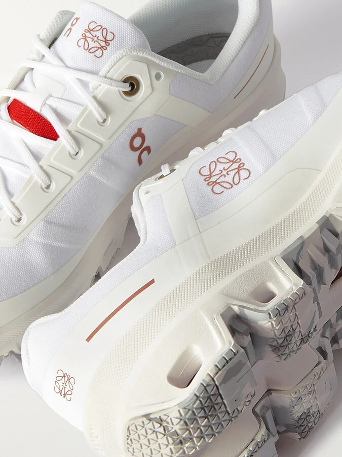 LOEWE - + On Cloudventure Rubber-trimmed Recycled-canvas Sneakers - White - Image 4