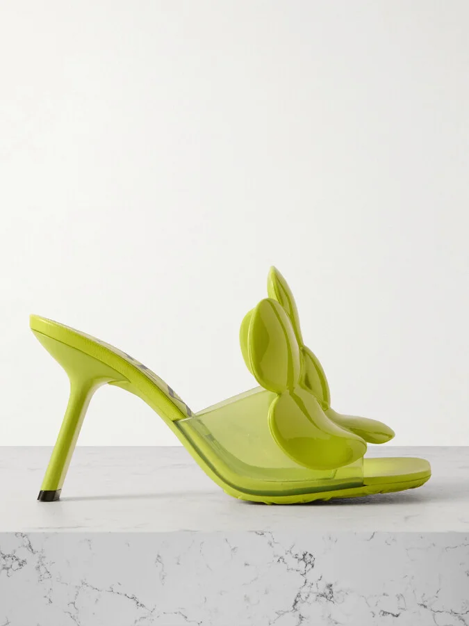 LOEWE - + Paula's Ibiza Appliquéd Pvc Sandals - Green