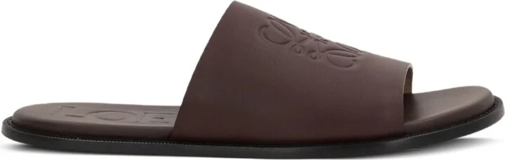 LOEWE PAULA'S IBIZA Flex Anagram Leather Slides