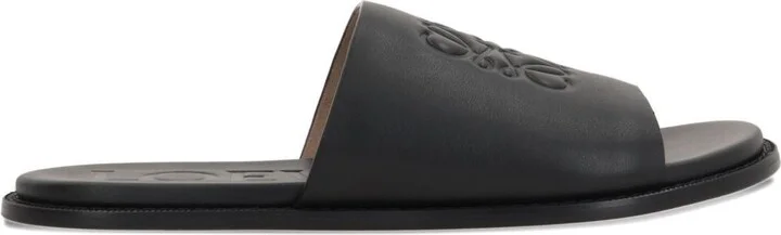 LOEWE PAULA'S IBIZA Flex Anagram Leather Slides