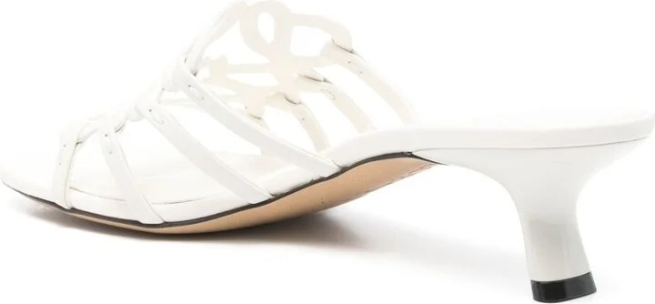 LOEWE PAULA'S IBIZA Petal Anagram Leather Sandals - Image 2