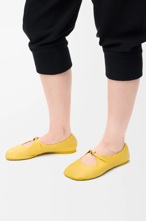 LOEWE - Pebble Soft Ballerina In Nappa Lambskin Size: 35 For Woman - Image 2