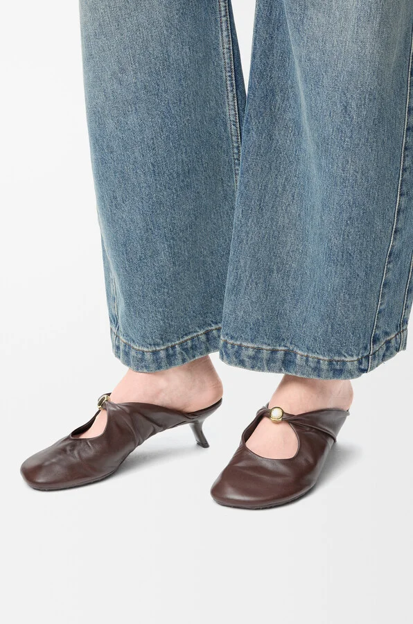 LOEWE - Pebble Soft Mule In Nappa Lambskin Size: 36 For Woman - Image 2