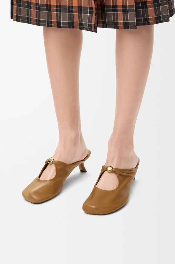 LOEWE - Pebble Soft Mule In Nappa Lambskin Size: 36 For Woman - Image 3