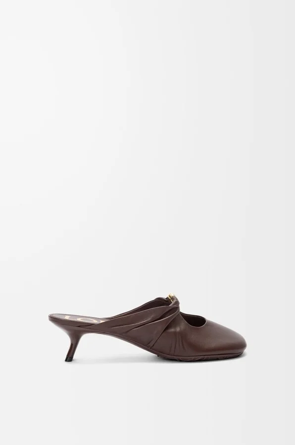 LOEWE - Pebble Soft Mule In Nappa Lambskin Size: 36 For Woman