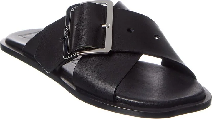 Loewe Petal Belt Leather Sandal