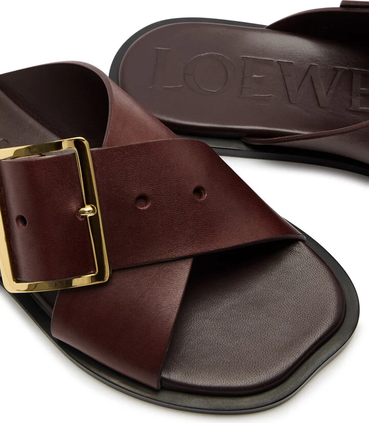 Loewe Petal Leather Sliders - Image 4