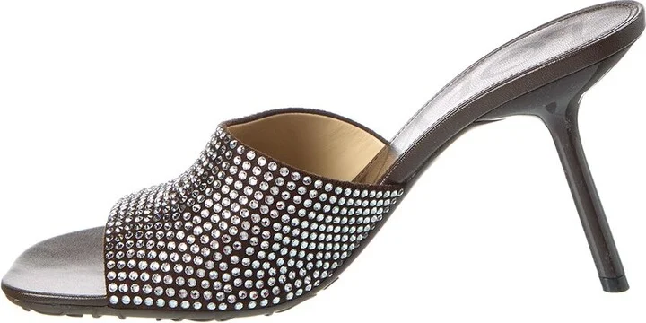 Loewe Petal Strassed Leather Mule - Image 2