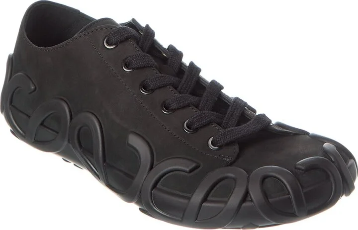 Loewe Rise Lace-Up Leather Sneaker