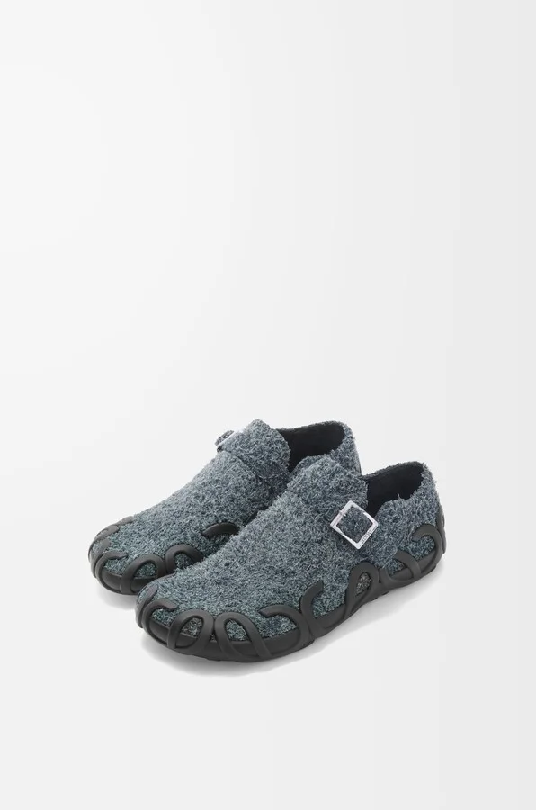 LOEWE - Rise Loafer In Brushed Suede Size: 35 For Woman - Image 3