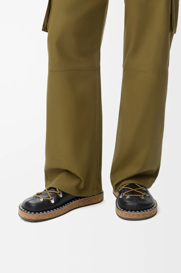 LOEWE - Rivet Lace-up In Vegetable-tanned leather skin Size: 41 For Man - Image 2