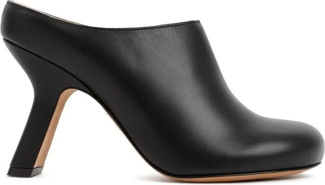 Loewe Round-Toe Heeled Clogs