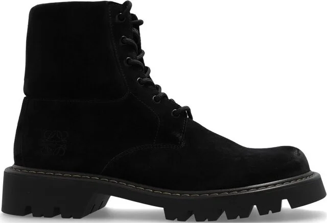 Loewe Sierra Combat Ankle Boots