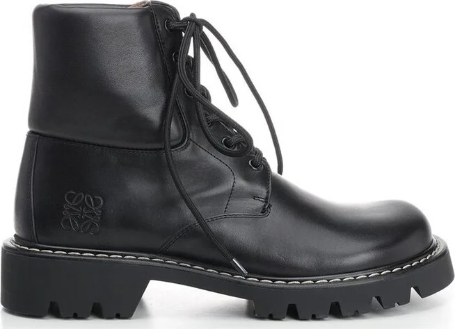 Loewe Sierra Combat Ankle Boots
