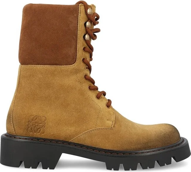 Loewe Sierra Combat Lace-Up Boots