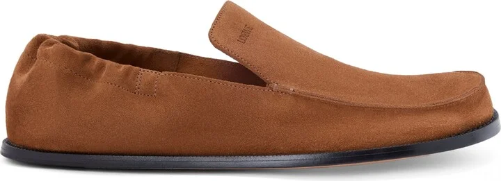 Loewe Suede Flex Loafers