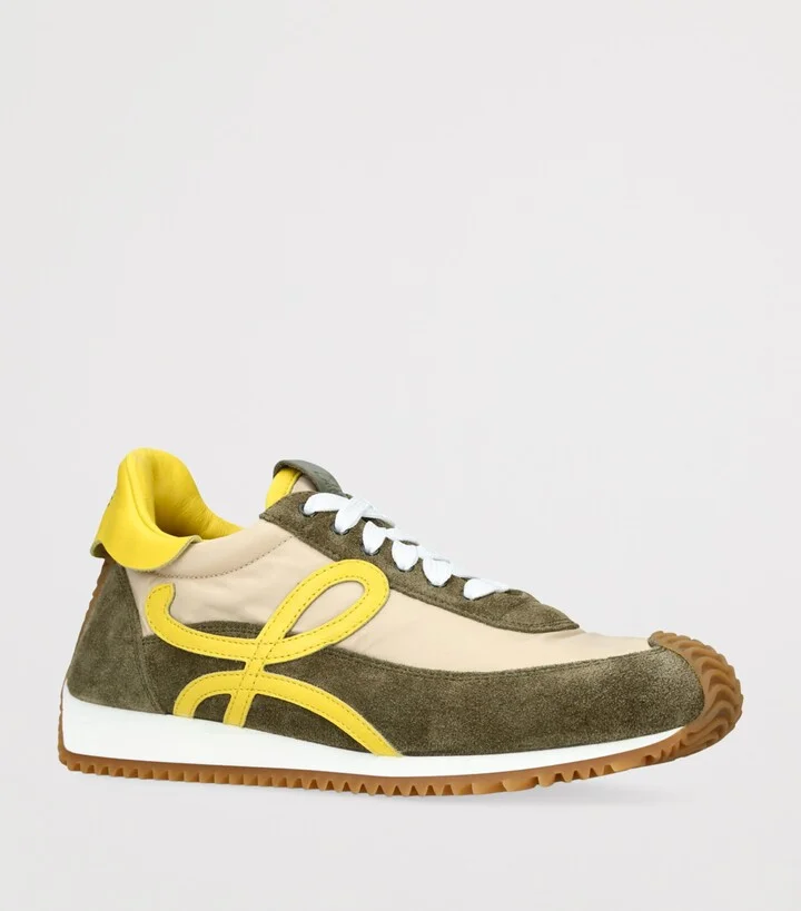 Loewe Suede Flow Runner Sneakers - Image 3