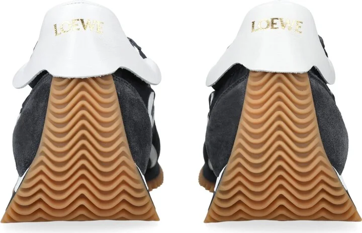 Loewe Suede-Panel Flow Runner Sneakers - Image 2