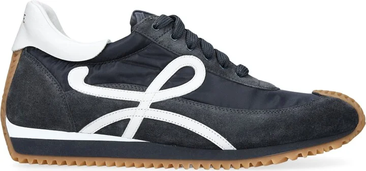Loewe Suede-Panel Flow Runner Sneakers