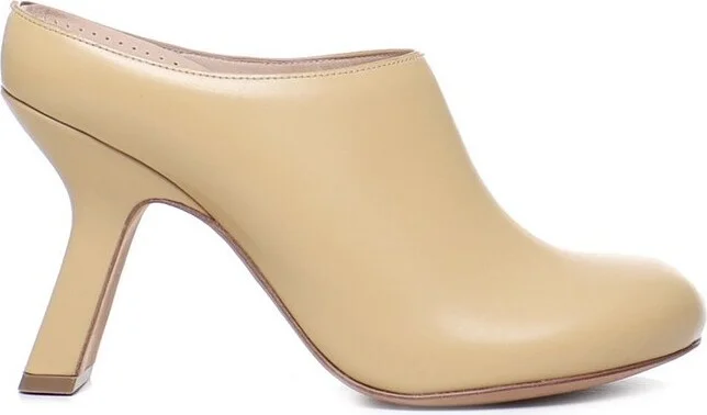 Loewe Terra Round-Toe Heeled Clogs