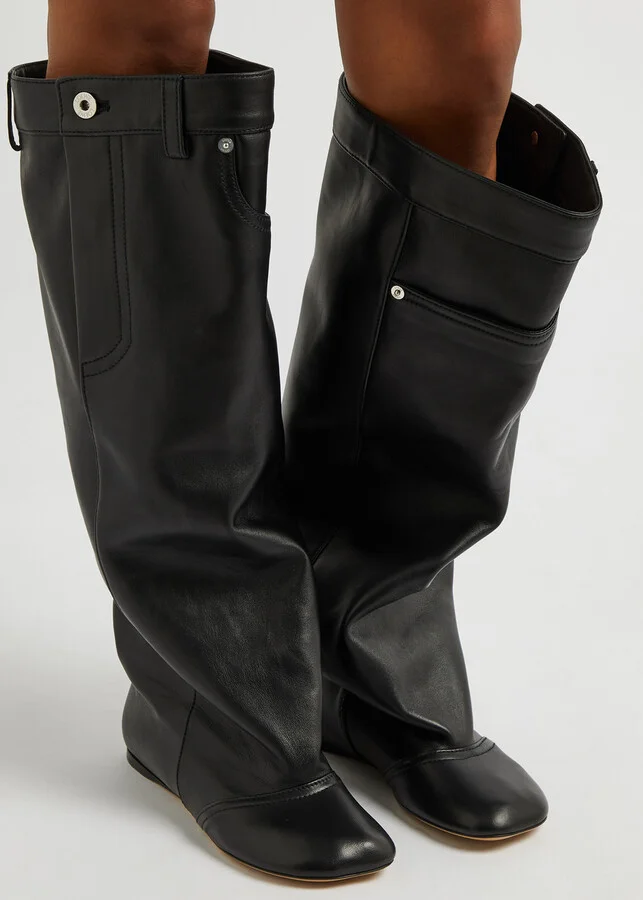 Loewe Toy Leather Knee-high Boots - Image 5