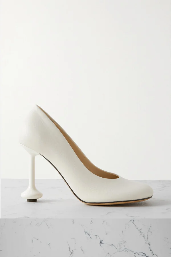 LOEWE - Toy Leather Pumps - White
