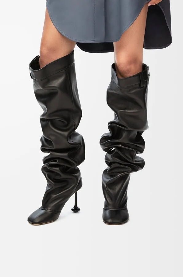 LOEWE - Toy Over The Knee Boot In Nappa Lambskin Size: 35 For Woman - Image 2