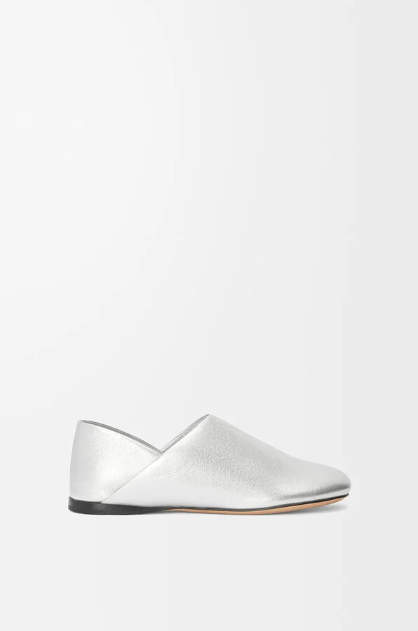 LOEWE - Toy Slipper In Laminated Lambskin Size: 37 For Woman