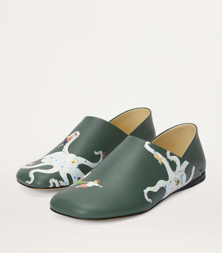 Loewe x Suna Fujita Leather Toy Loafers - Image 3