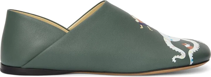 Loewe x Suna Fujita Leather Toy Loafers