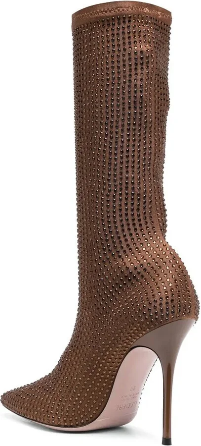 Logan 115mm crystal-embellished boots - Image 3
