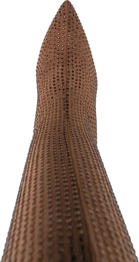 Logan 115mm crystal-embellished boots - Image 4