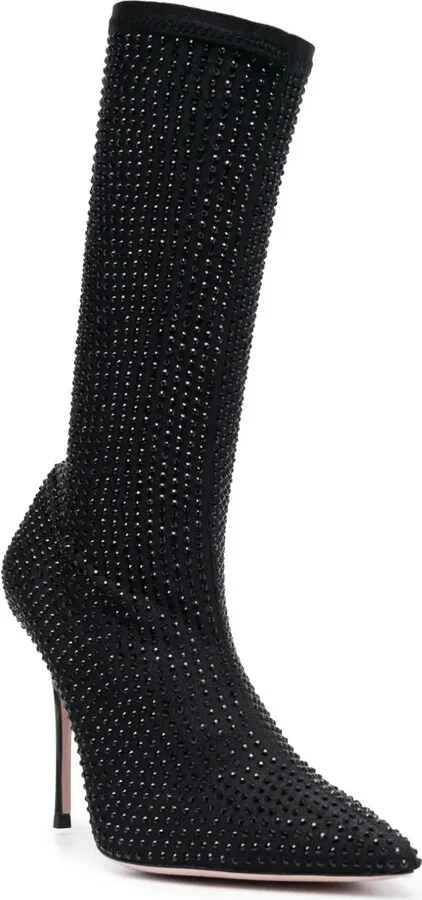 Logan crystal-embellished boots - Image 2