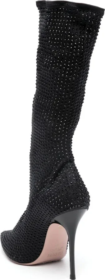 Logan crystal-embellished boots - Image 3