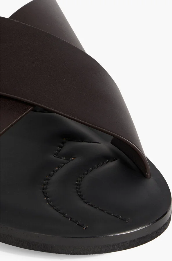 Logan leather sandals - Image 4