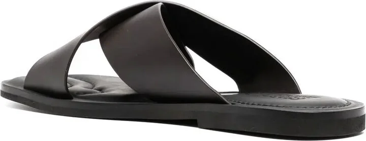 Logan logo-plaque sandals - Image 3