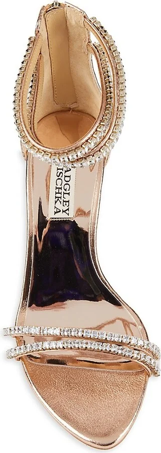 Logan Strappy Rhinestone Heel Sandals - Image 5