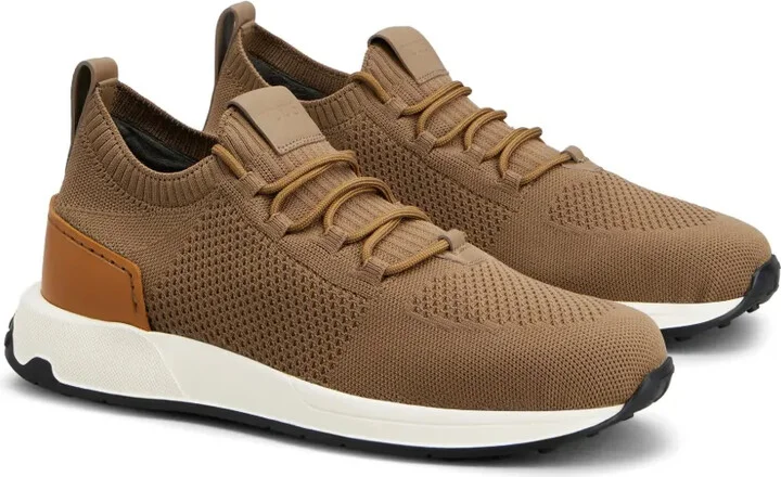 Logo-Appliqué Knitted Sneakers - Image 2