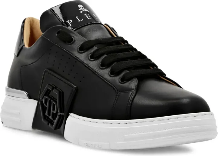 Logo-Appliqué Lace-Up Sneakers - Image 2