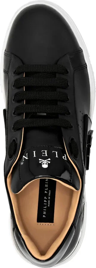 Logo-Appliqué Lace-Up Sneakers - Image 4