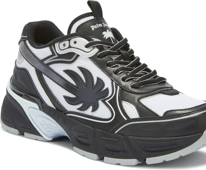 Logo-Appliqué Lace-Up Sneakers - Image 4