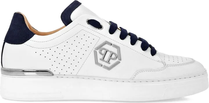 Logo-Appliqué Lace-Up Sneakers
