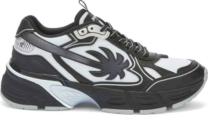 Logo-Appliqué Lace-Up Sneakers