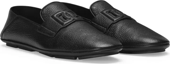 Logo-Appliqué Leather Loafers - Image 2