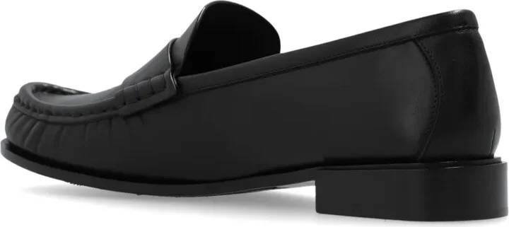 Logo-Appliqué Leather Loafers - Image 3