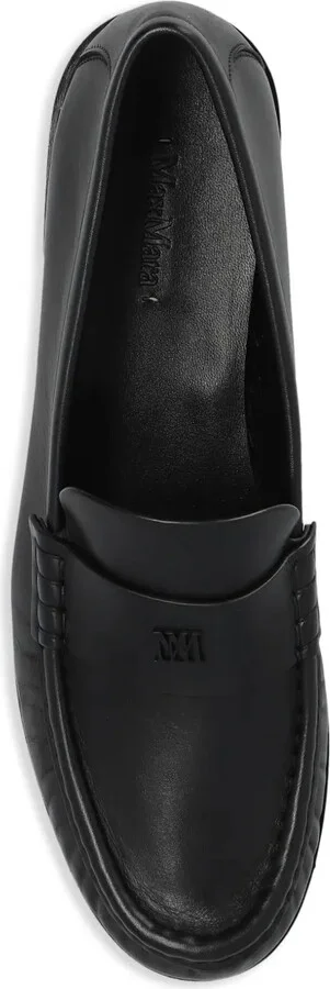 Logo-Appliqué Leather Loafers - Image 4