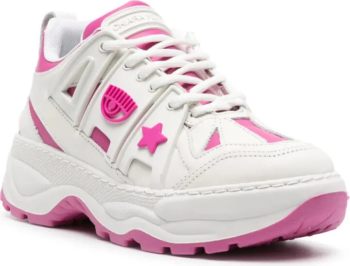Logo-Appliqué Leather Sneakers - Image 2