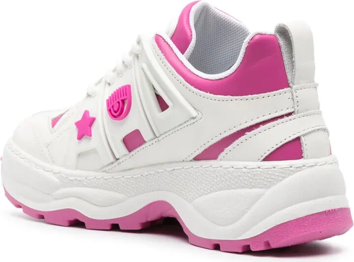 Logo-Appliqué Leather Sneakers - Image 3