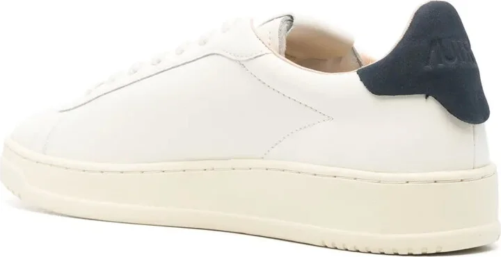 Logo-Appliqué Leather Sneakers - Image 3